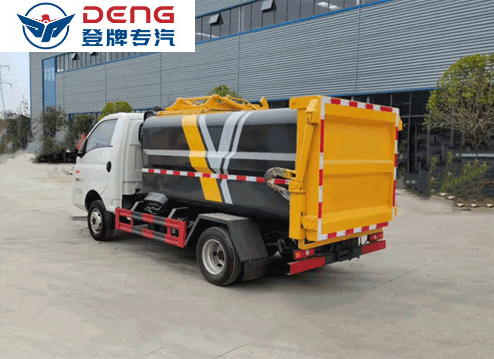 國六凱馬側掛壓縮垃圾車_12