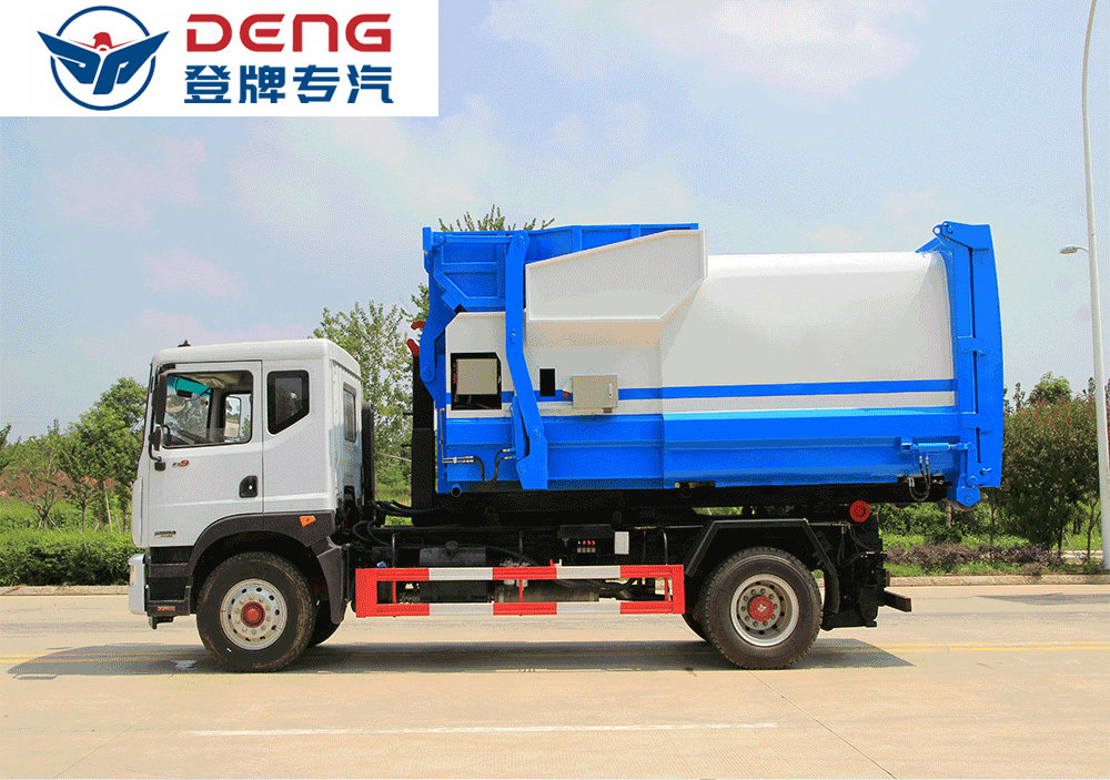 東風(fēng)多利卡D9勾臂垃圾車_11