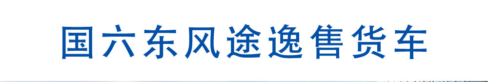 國六東風(fēng)途逸售貨車_01