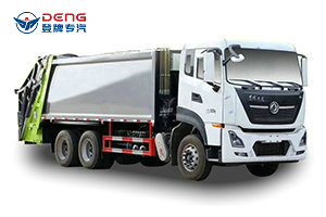 國六東風(fēng)天龍后雙橋18方壓縮垃圾車
